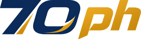 70 ph official logo for Philippines gaming platform